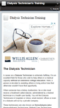 Mobile Screenshot of dialysistechnicianstraining.com
